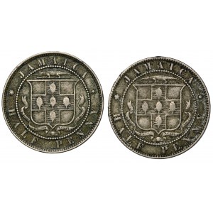 Set, Jamaica, Victoria, 1/2 Penny London (2 pcs.)