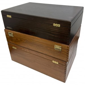 Set of wooden boxes (3 pcs.)