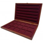 Set of wooden coin boxes (4 pcs.)