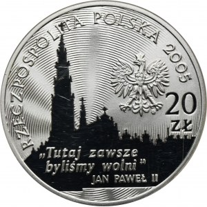 20 złotych 2005 350-lecie Obrony Jasnej Góry