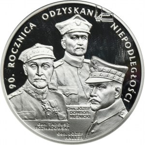 20 złotych 2008 90. Rocznica Odzyskania Niepodległości