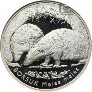 20 złotych 2011 Borsuk