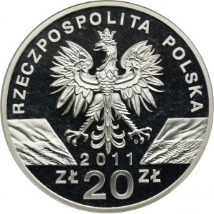 20 złotych 2011 Borsuk