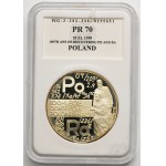 20 złotych 1998 100-lecie odkrycia Polonu i Radu