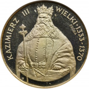 PRÓBA, 1.000 złotych 1987 Kazimierz Wielki - półpostać