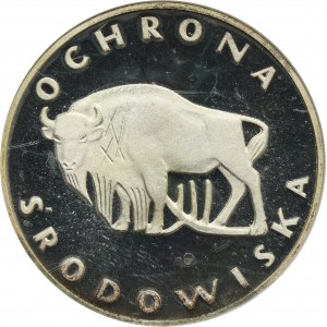 100 złotych 1977 Ochrona Środowiska Żubr