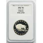 100 złotych 1977 Ochrona Środowiska Żubr