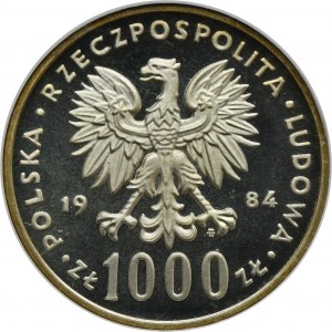 PRÓBA, 1.000 złotych 1984 Ochrona Środowiska Łabędź