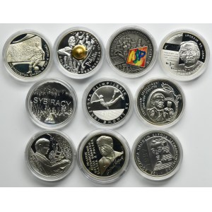 Set, 100 000 or et 10 or 2002-2008 (10 pièces)