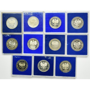 Zestaw, PRL, 50 złotych i 100 złotych (11 szt.)