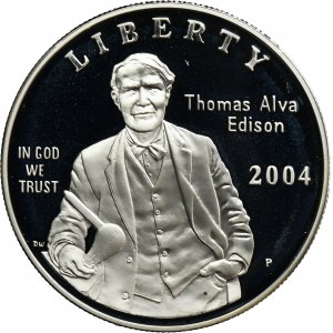 USA, 1 Dollar Philadelphia 2004 P - Thomas Alva Edison