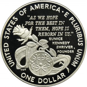 USA, 1 Dollar Philadelphia 1995 P - Special Olympics World Games
