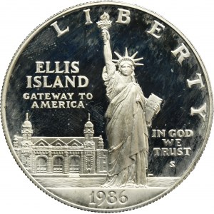 USA, 1 Dollar San Francisco 1986 S - Statue of Liberty