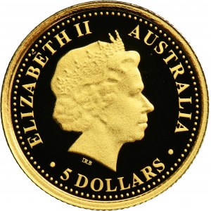 Australia, Elizabeth II, 5 Dollar Perth 2007 P - Sydney Harbour Bridge