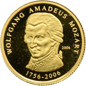 Togo, 1.500 Francs 2006 - Wolfgang Amadeus Mozart