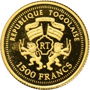Togo, 1.500 Francs 2006 - Wolfgang Amadeus Mozart