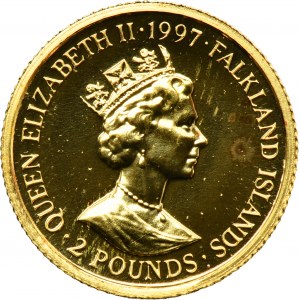 Falkland Islands 2 Pound Llantrisant 1997 - Henry VIII