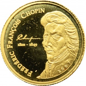 Ivory Coast, 1.500 Francs CFA 2007 - Frédéric Chopin
