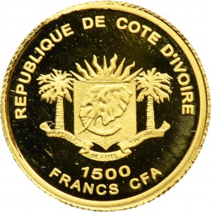 Ivory Coast, 1.500 Francs CFA 2007 - Frédéric Chopin