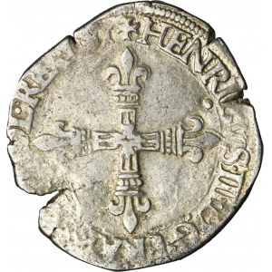 Henry III of France, 1/4 Ecu 1581