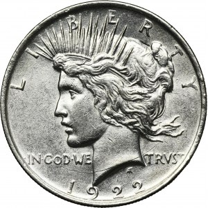 USA, 1 Dollar Philadelphia 1922 - Peace