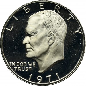 USA, 1 Dollar San Francisco 1971 S - Type Eisenhower