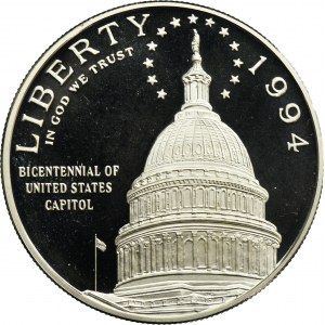USA, 1 Dollar San Francisco 1994 S - 200th anniversary of the Capitol