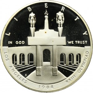 USA, 1 Dollar San Francisco 1984 S - XXIII Summer Olympic Games
