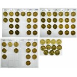 Zestaw, 2 złote GOLD NORDIC 1996-1999 (65 szt.)