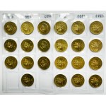 Zestaw, 2 złote GOLD NORDIC 1996-1999 (65 szt.)