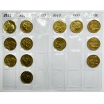 Zestaw, 2 złote GOLD NORDIC 1996-1999 (65 szt.)