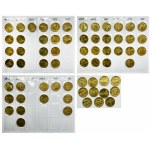 Zestaw, 2 złote GOLD NORDIC 1996-1999 (65 szt.)