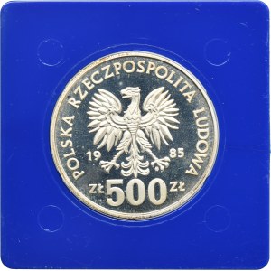500 złotych 1985 Ochrona Środowiska Wiewiórka