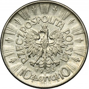 Piłsudski, 10 złotych 1936