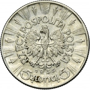 Piłsudski, 5 złotych 1935