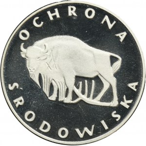 PLN 100 1977 Protection de l'environnement Bison
