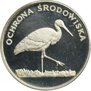 100 złotych 1982 Ochrona Środowiska Bocian