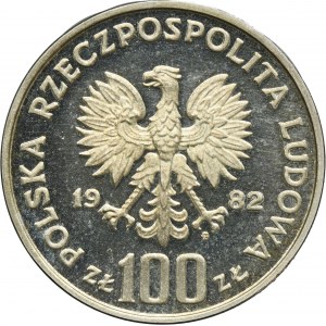 100 złotych 1982 Ochrona Środowiska Bocian
