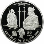 Set, Malawi, 50 Kwacha 2009-2010 with paintings by Jan Matejko (6 pcs.)