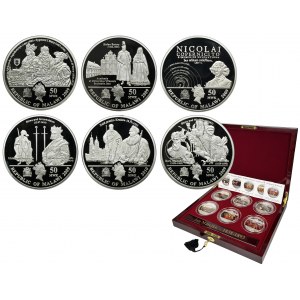 Set, Malawi, 50 Kwacha 2009-2010 with paintings by Jan Matejko (6 pcs.)