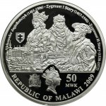Set, Malawi, 50 Kwacha 2009-2010 with paintings by Jan Matejko (6 pcs.)
