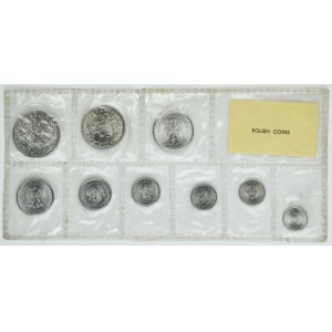 Zestaw, Polskie Monety Aluminiowe 1949-1975 (9 szt.)