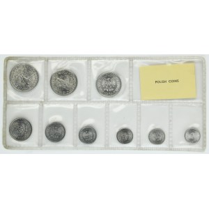 Zestaw, Polskie Monety Aluminiowe 1949-1975 (9 szt.)