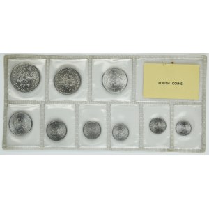 Zestaw, Polskie Monety Aluminiowe 1949-1975 (9 szt.)