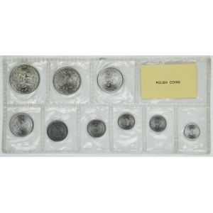 Zestaw, Polskie Monety Aluminiowe 1949-1975 (9 szt.)
