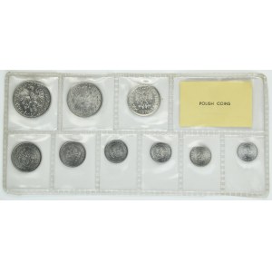 Zestaw, Polskie Monety Aluminiowe 1949-1975 (9 szt.)