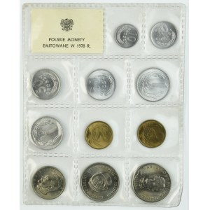 Zestaw, Polskie Monety Emitowane w 1978 roku (11 szt.)