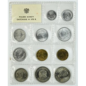Zestaw, Polskie Monety Emitowane w 1978 roku (11 szt.)