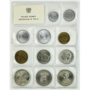 Zestaw, Polskie Monety Emitowane w 1976 (11 szt.)
