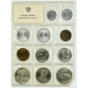 Zestaw, Polskie Monety Emitowane w 1976 (11 szt.)